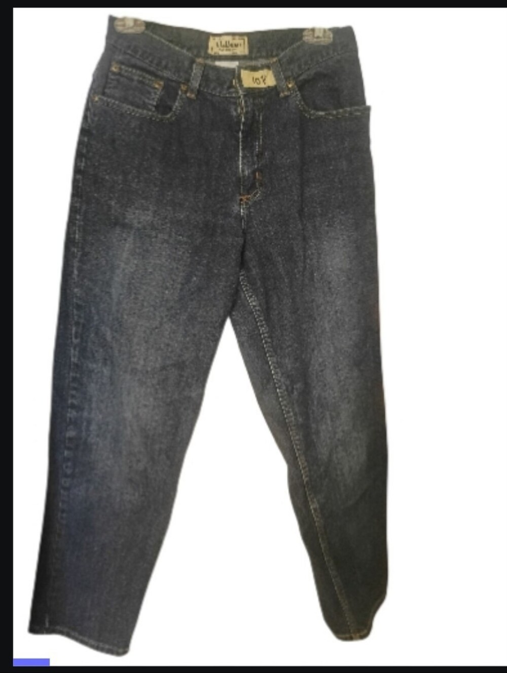 L.L. Bean Relaxed Fit Men's Jeans in Dark Blue Wash